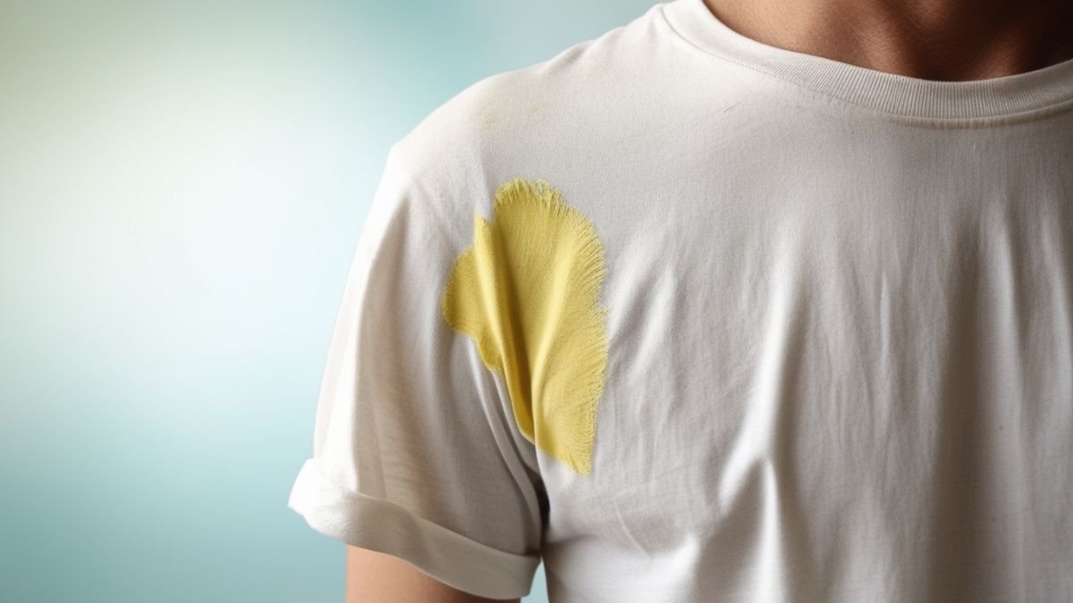 como tirar mancha de desodorante da roupa