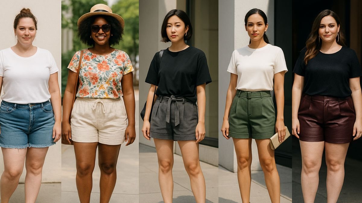 Como usar T-shirt com short