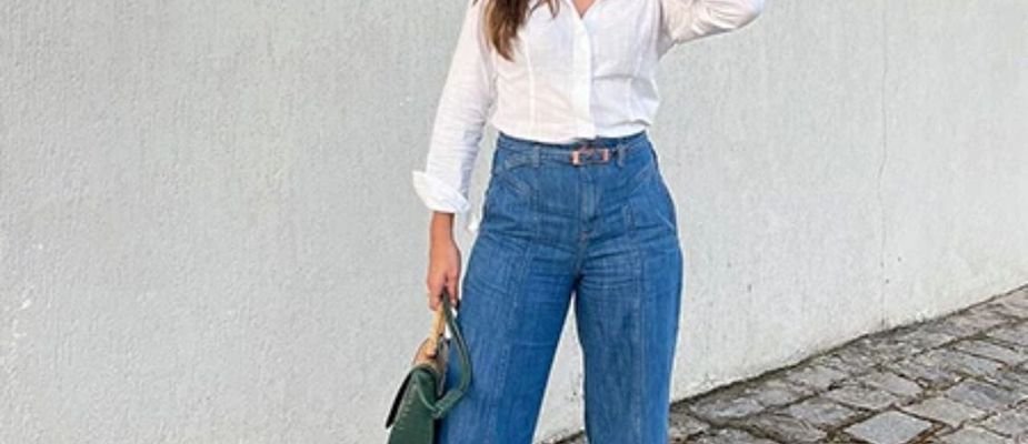 Como usar camiseta por dentro da calça feminina sem errar no look