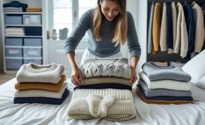 Como dobrar blusa de frio