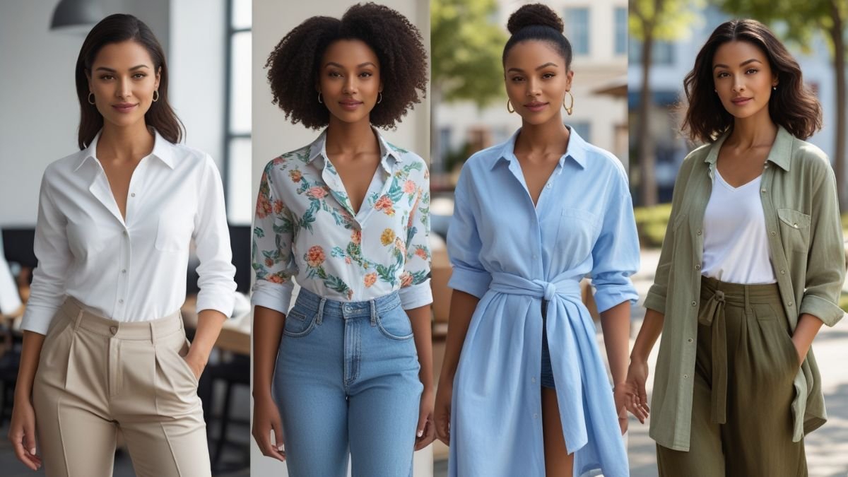 como usar camisa feminina