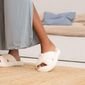 chinelo branco de pelucia chinelo branco de pelucia